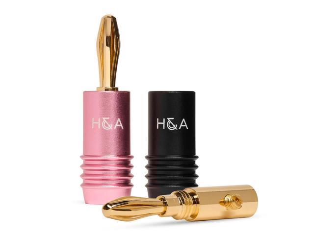 H & A Speaker Connector Banana Plugs, 6 Pair #HA-BP-6P