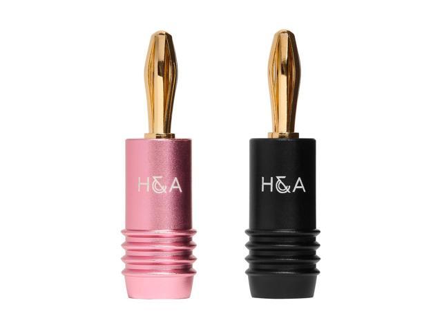 H & A Speaker Connector Banana Plugs, 6 Pair #HA-BP-6P