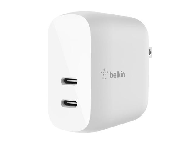 Belkin BoostCharge Dual USB-C PD 40W Wall Charger - White - image 3