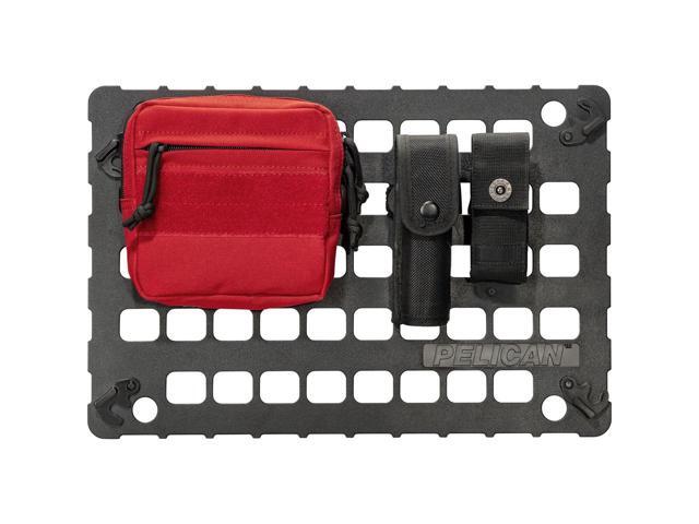 Pelican 1500MP EZ Click MOLLE Panel Lid Organizer for 1500 Protector Case, Black
