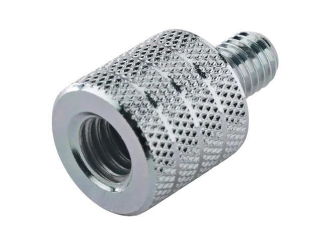 K & M 21918 Zinc-Plated Thread Adapter with Knurled Surface #21918.000.29