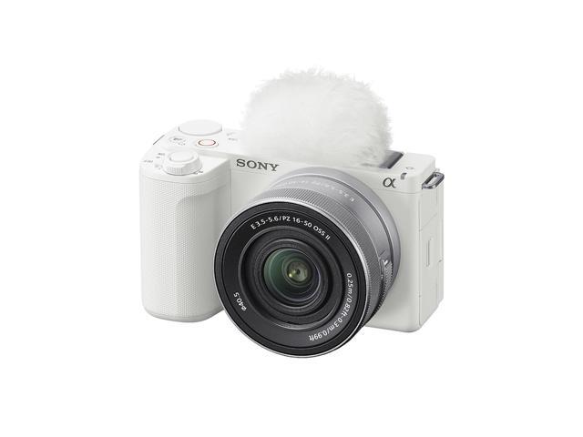 Sony - Alpha ZV-E10 II Mirrorless Content Creators’ Camera Kit with 16-50mm Lens - White - image 3