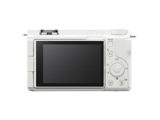 Sony - Alpha ZV-E10 II Mirrorless Content Creators’ Camera Kit with 16-50mm Lens - White - image 4