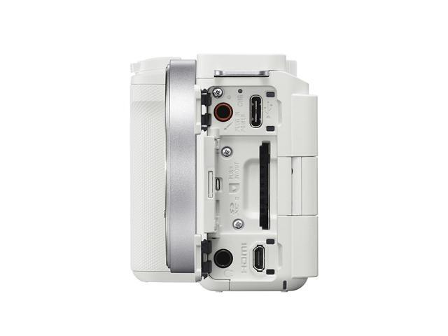 Sony - Alpha ZV-E10 II Mirrorless Content Creators’ Camera Kit with 16-50mm Lens - White - image 5