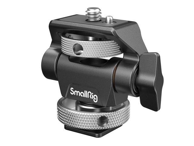 SmallRig Swivel and Tilt Adjustable Monitor Mount with Cold Shoe Mount, Locating Pin, 1/4' Thread