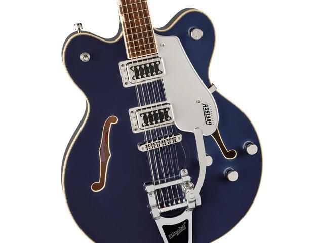 Gretsch G5622T Electromatic Center Block Double-Cut with Bigsby Electric Guitar, Laurel Fingerboard, Midnight Sapphire