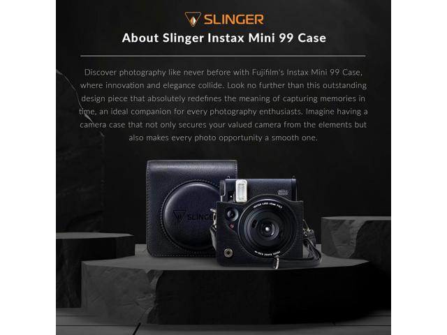 Slinger Protective Case for Fujifilm Instax Mini 99 Instant Film Camera, Black