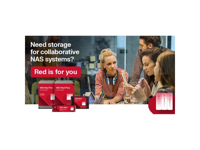WD Red Plus 6TB 3.5' SATA III Internal NAS Hard Drive #WDBC9V0060HH1-WRSN