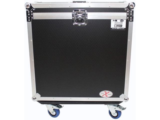 ProX XS-AHQU32DHW ATA-300 Style Flight Road Case with Doghouse and Wheels for Allen & Heath QU-32 Digital Mixer