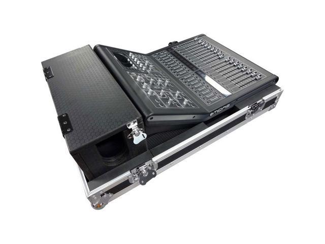 ProX XS-MIDM32RDHW ATA-300 Style Gig Ready Flight Road Case with Doghouse and Wheels for Midas M32R Mixing Studio Digital Mixer Console