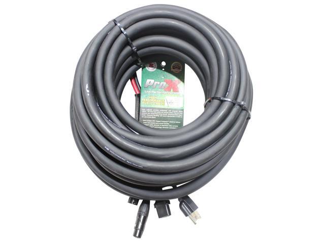 ProX XC-XLREC50 50 IEC Female to NEMA 15P (14AWG) & XLR-M to XLRF (20AWG) Balanced High Performance Audio/Power Cable - image 6
