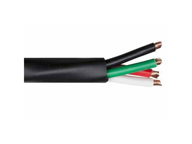 ProX XC-412-100 100 Ft. 12 Gauge AWG 4 Conductor Audio Speaker Wire Cable 100 Feet Copper Black Finish