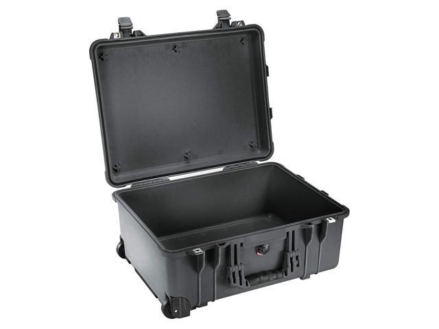 Pelican 1560 Watertight Wheeled Hard Case without Foam Insert, Black