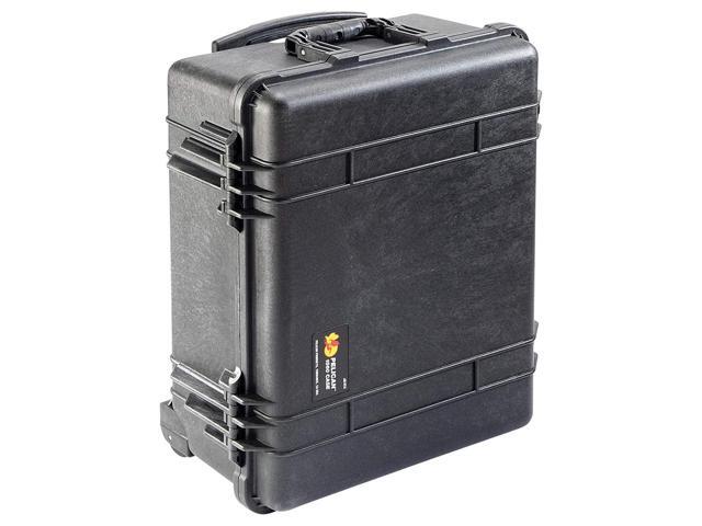 Pelican 1560 Watertight Wheeled Hard Case without Foam Insert, Black