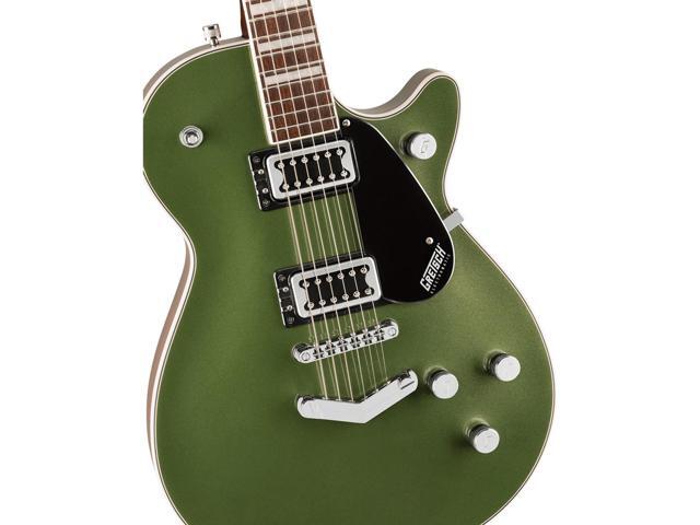 Gretsch Gretsch G5220 Electromatic Jet BT Single-Cut with V-Stoptail Electric Guitar, Laurel Fingerboard, Olive Metallic