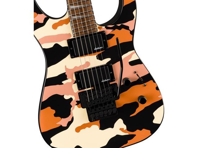 Jackson X Series Soloist SLX DX Camo Electric Guitar, Butterscotch Camo