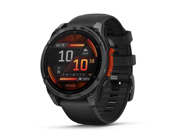 Garmin - fēnix 8 AMOLED  GPS Smartwatch 47 mm Fiber-reinforced polymer - Slate Gray - (2024) - image 6