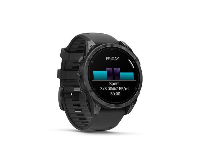 Garmin - fēnix 8 AMOLED  GPS Smartwatch 47 mm Fiber-reinforced polymer - Slate Gray - (2024) - image 8