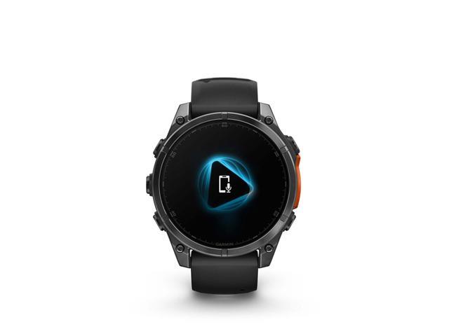 Garmin - fēnix 8 AMOLED  GPS Smartwatch 47 mm Fiber-reinforced polymer - Slate Gray - (2024) - image 9