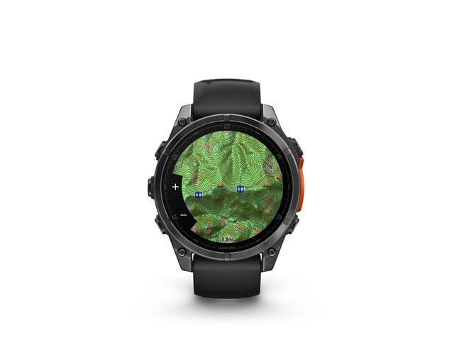 Garmin - fēnix 8 AMOLED  GPS Smartwatch 47 mm Fiber-reinforced polymer - Slate Gray - (2024) - image 11