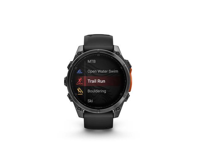 Garmin - fēnix 8 AMOLED  GPS Smartwatch 47 mm Fiber-reinforced polymer - Slate Gray - (2024) - image 12
