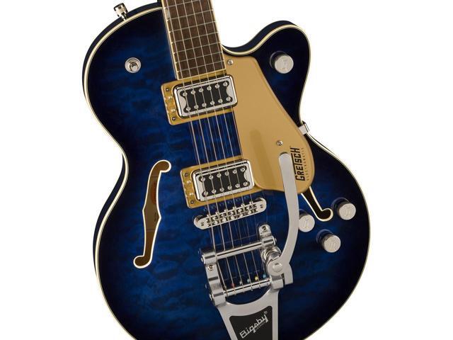 Gretsch G5655T-QM Electromatic Center Block Jr. Single-Cut Quilted Maple with Bigsby, Hudson Sky
