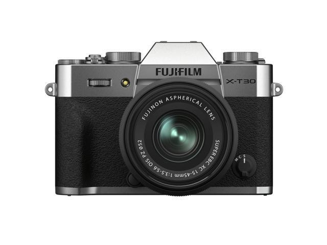 FUJIFILM X-T30 II Mirrorless Camera with XC 15-45mm OIS PZ Lens (Silver)