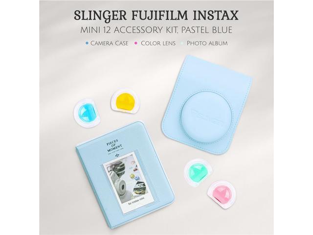 Slinger FujiFilm Instax Mini 12 Accessory Kit, Pastel Blue