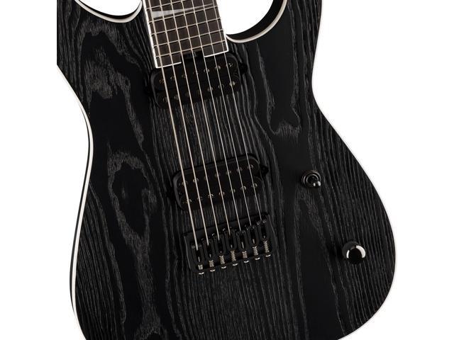 Jackson Pro Series Signature Jeff Loomis Soloist SL7 HT 7-String Electric Guitar, Black Ash