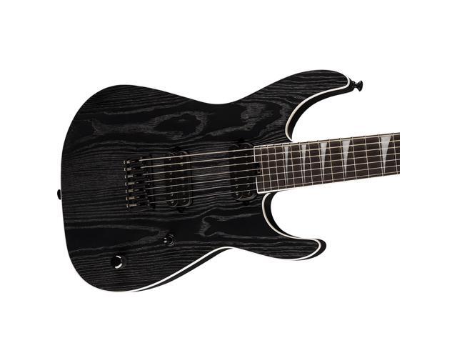 Jackson Pro Series Signature Jeff Loomis Soloist SL7 HT 7-String Electric Guitar, Black Ash