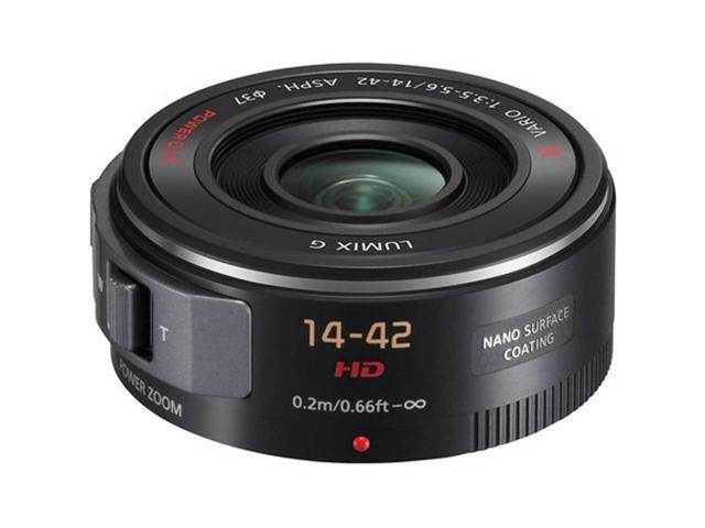 Panasonic LUMIX G X Vario PZ 14-42mm f/3.5-5.6 Aspherical Lens for Micro Four Thirds, Black, Bundle with 37mm Filter Kit, Lens Case, Cleaning Kit,...