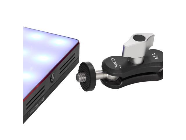 3Pod Adjustable Articulating Magic Arm with Double 1/4'x20 Threads, Black/Silver