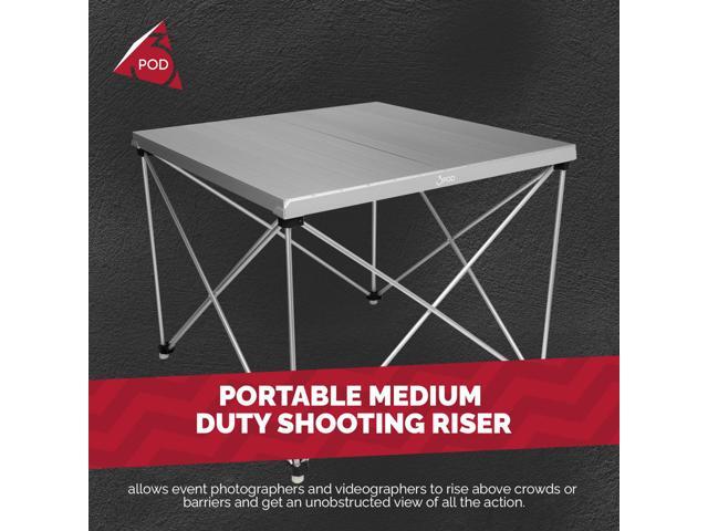 3Pod Portable Medium Duty Shooting Riser, 4x4'