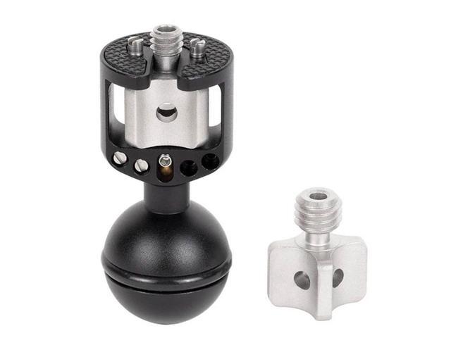 Wooden Camera Universal Ultra Arm Ball with Combo 1/4-20 & 3/8-16 Screw Knob