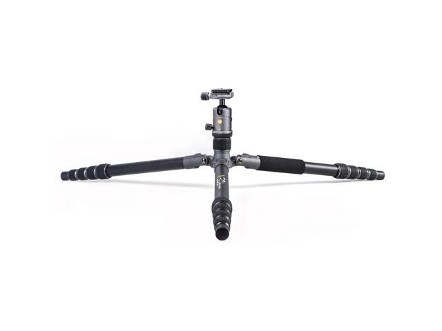 Vanguard VANGUARD VEO3GO235AB Compact Aluminum Travel Tripod with Ball Head, Monopod Option, Smart Phone Holder and Bluetooth Remote, Black