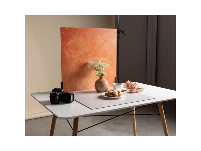 V-FLAT WORLD Duo Board - 24x24' Double Sided Surface Board, French Clay/Terracotta Blush