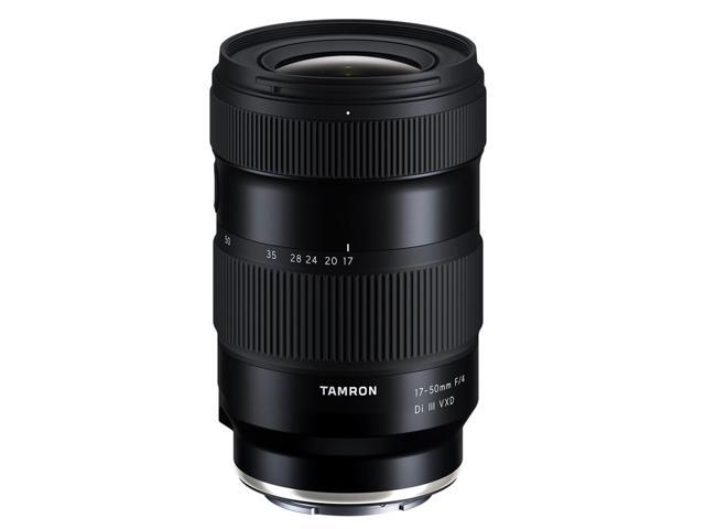 Tamron 17-50mm f/4 Di III VXD Lens for Sony E, Bundle with 67mm Filter Kit, Medium Soft Lens Cas, Cleaning Kit and Lens Cap Tether