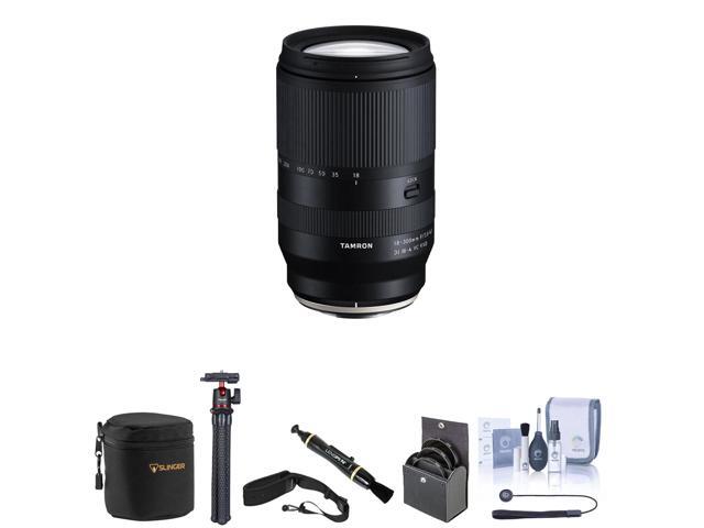 Tamron 17-70mm f/2.8 Di III-A VC RXD Lens for Fujifilm X Bundle with 67mm Filter Kit, Tripod, Camera Strap, Lens Case, Lens Cleaner