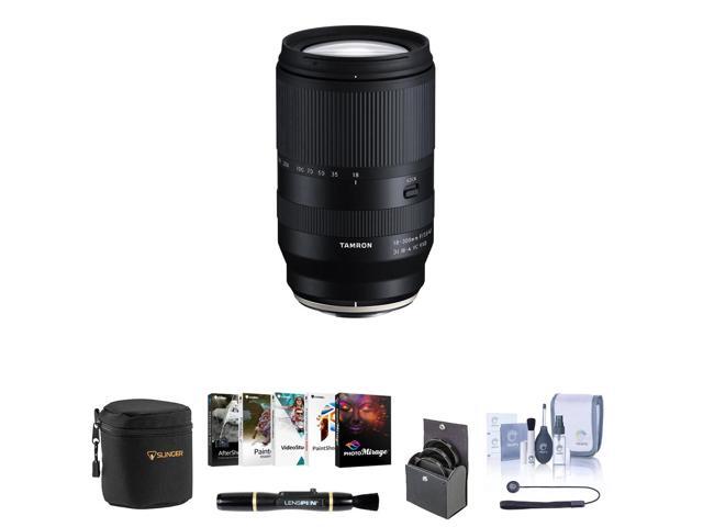 Tamron 17-70mm f/2.8 Di III-A VC RXD Lens for Fujifilm X Bundle with 67mm Filter Kit, Lens Case, Lens Cleaner, Corel PC Software Kit, Cleaning Kit,...