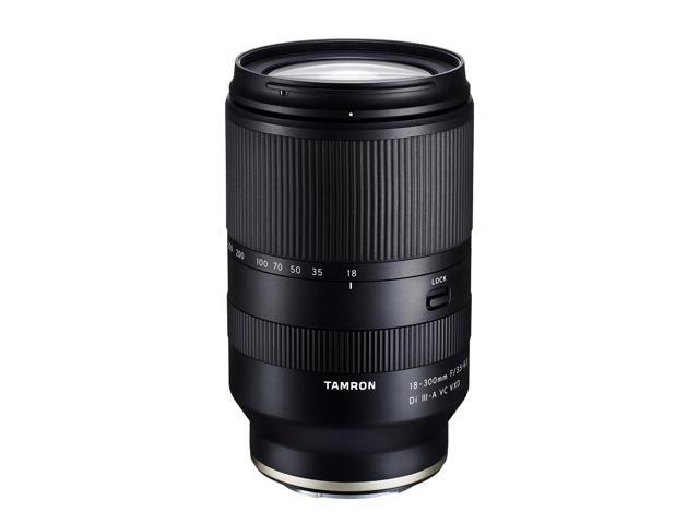 Tamron 18-300mm f/3.5-6.3 Di III-A VC VXD Lens for Sony E Bundle with Backpack, 67mm Filter Kit, Camera Strap, Lens Cleaner, Cleaning Kit,...