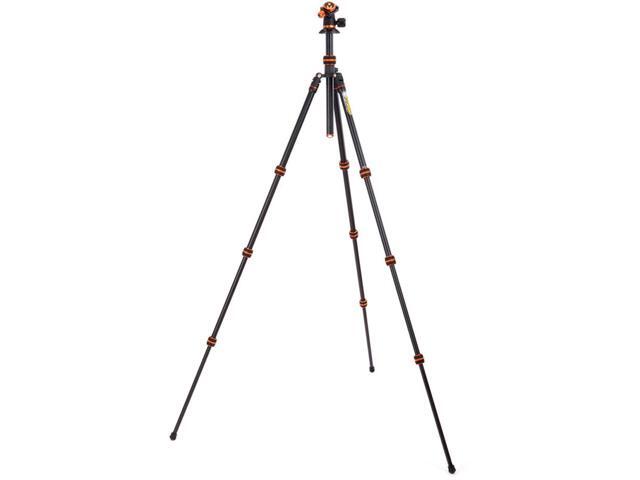 punks travis 2.0 magnesium alloy general use tripod - adjustable, multi-use camera tripod with three detachable legs