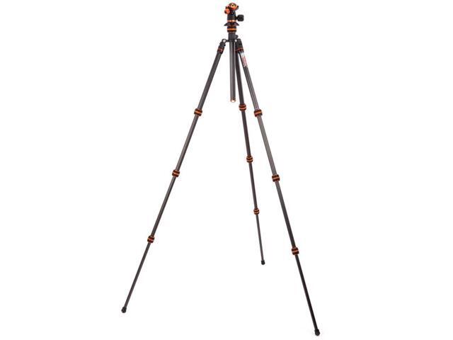 3 Legged Thing Punks Billy 2.0 Carbon Fibre Travel-Friendly Tripod - Compact & Adjustable Camera Tripod with Three Detachable Legs