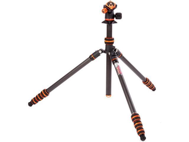 3 Legged Thing Punks Billy 2.0 Carbon Fibre Travel-Friendly Tripod - Compact & Adjustable Camera Tripod with Three Detachable Legs