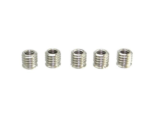SunwayFoto Stainless Steel 1/4' to 3/8' Tripod Adapter Bushing, Set of 5