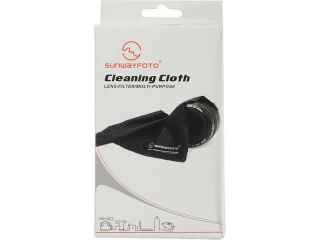 SunwayFoto Lens Cleaning Cloth, 5-Pack, Black