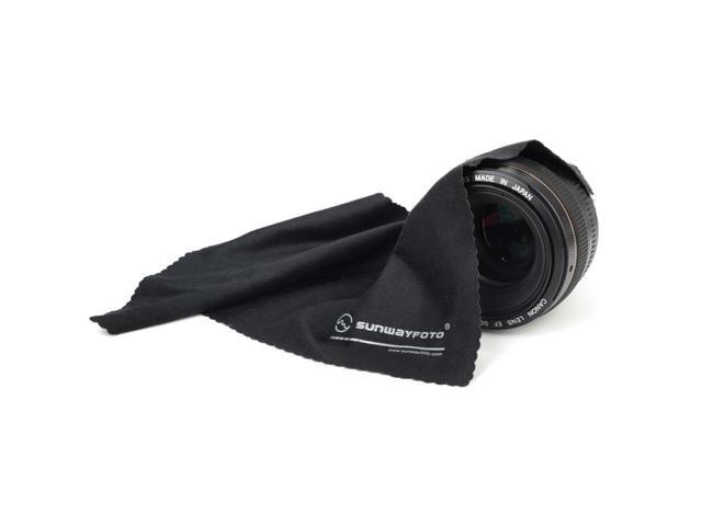 SunwayFoto Lens Cleaning Cloth, 5-Pack, Black