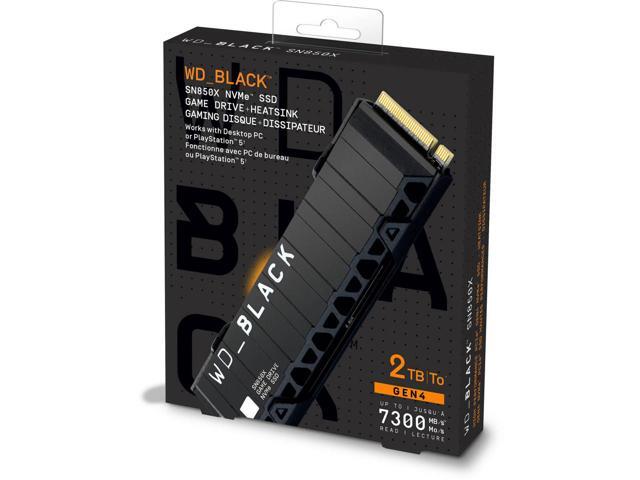 WD - BLACK SN850X 2TB Internal SSD PCIe Gen 4 x4 NVMe with Heatsink for PS5 and Desktops - image 6