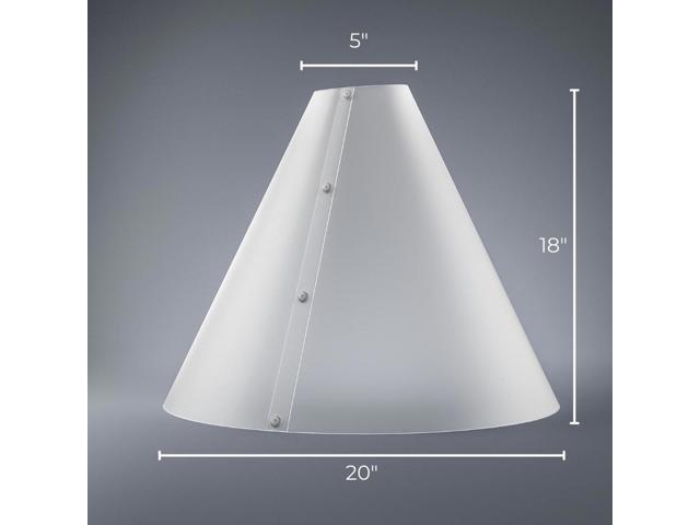 V-FLAT WORLD The Light Cone Diffuser, Large, 2-Pack