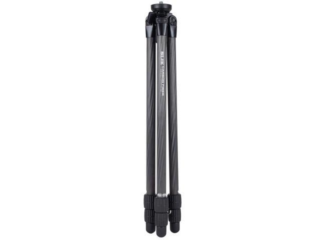 Slik PRO CF-633 3-Section Carbon Fiber Tripod, 64.2' Max Height, Black