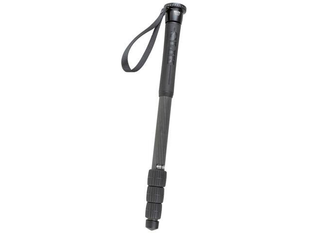 Slik PRO POD CF-834 Carbon Fiber Monopod, 4 Leg Sections, Max Working Height 64.1', Black